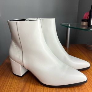 Madden Girl White Booties